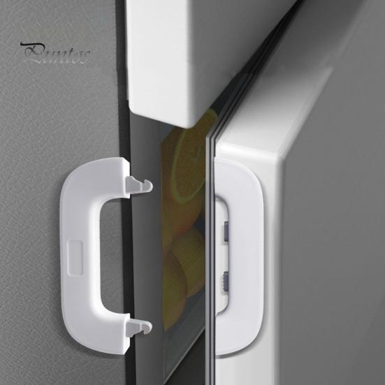Child Safety Refrigerator Lock Self-adhesive Multi-Purpose Drawer Cupboard Oven Fridge Door Baby Proof Latch Lock Child Proofing Safety Buckle