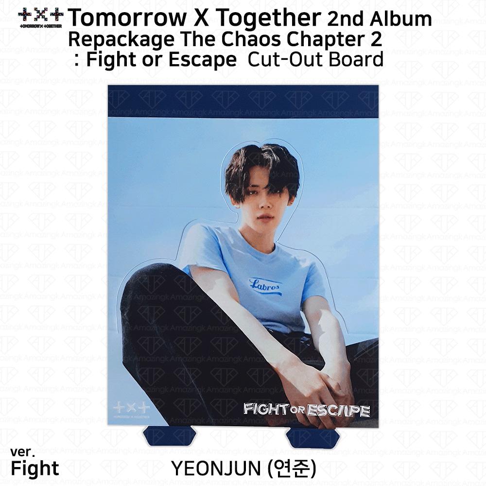 

TXT 2-й альбом в переиздании. Фотокарточка «Хаос. Глава 2. Борьба или бегство» Открытка Yeonjun - COB (F ver.)