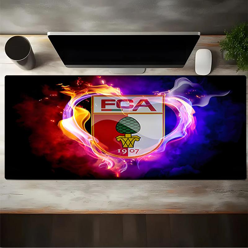 Augs-burg Fußball Wappen Mauspads, Gaming-Mauspad, Tastaturmatte, Schreibtischdekoration für Computer-Notebook, Fan-Geschenk, Geburtstagsgeschenk