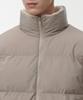 Musinsa Standard Daily Puffer Reversible Fleece Short Padded Jacket [Dusty Beige/Cream]