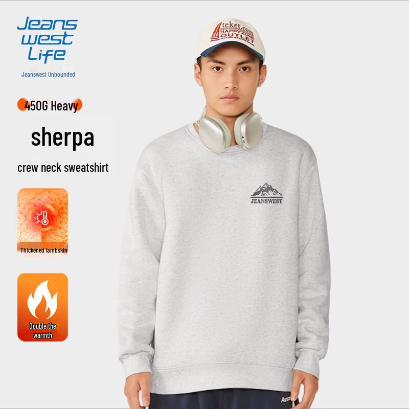 

Jeanswest Men s Retro Fleece-Lined Pullover 4XL