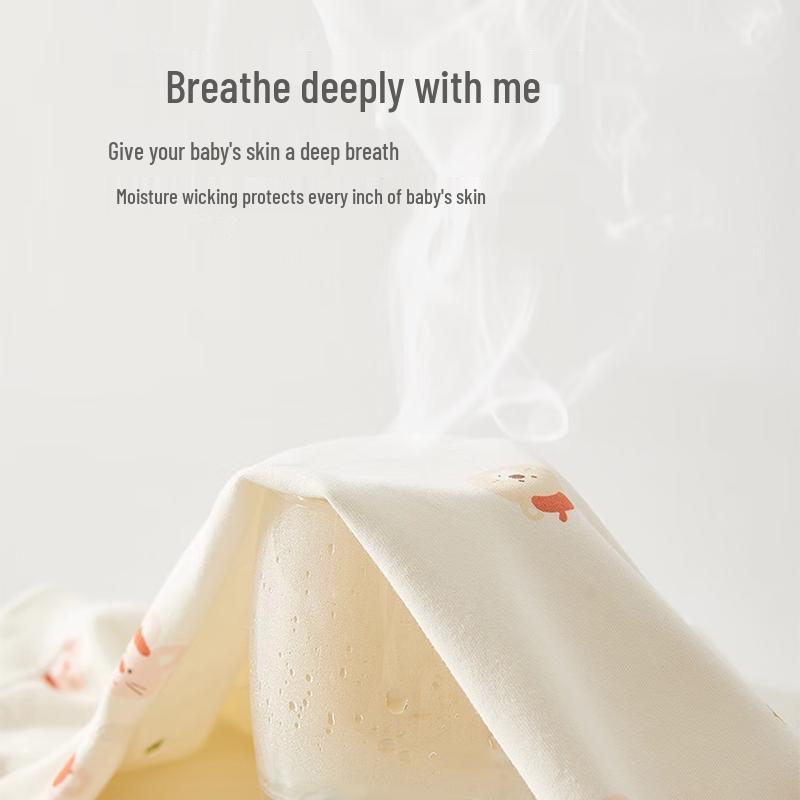 JOYNCLEON Bawełniany kombinezon z długim rękawem dla niemowląt