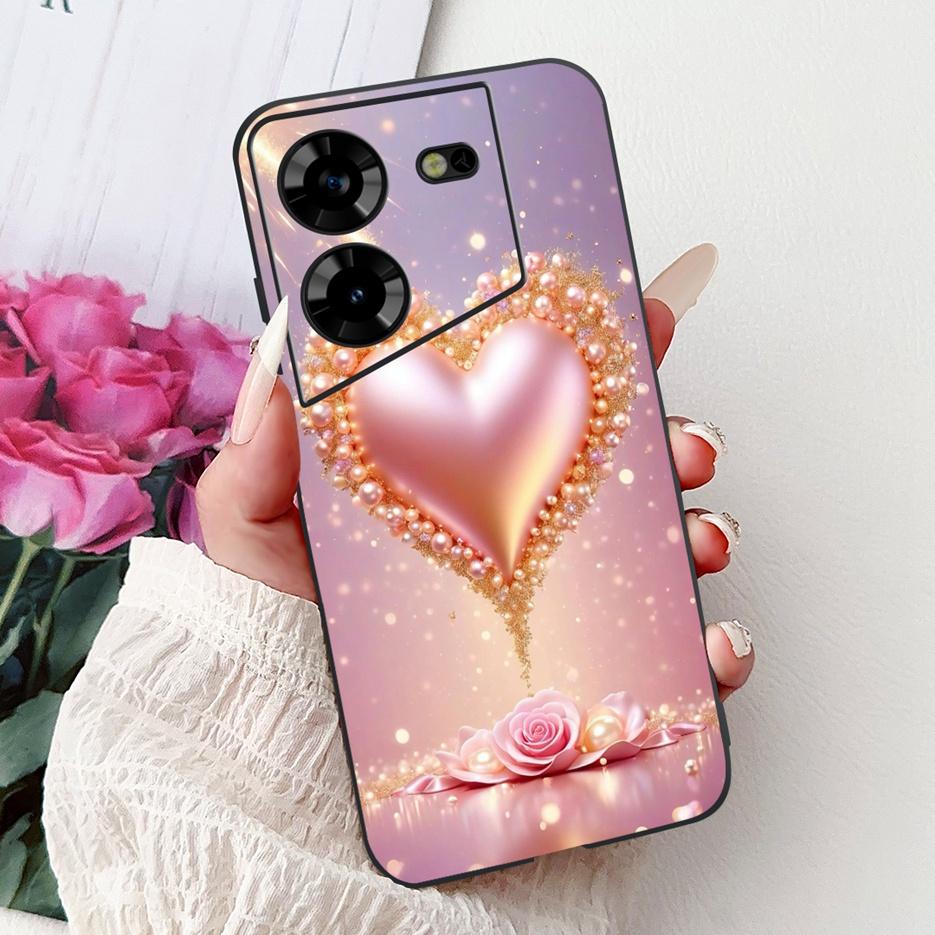 For Tecno Pova 5 Case LH7n Cute Fashion Pattern Cover Soft TPU Phone Cases For Tecno Pova 5 Pro LH8n Pova5 Pro Back Cover Bumper