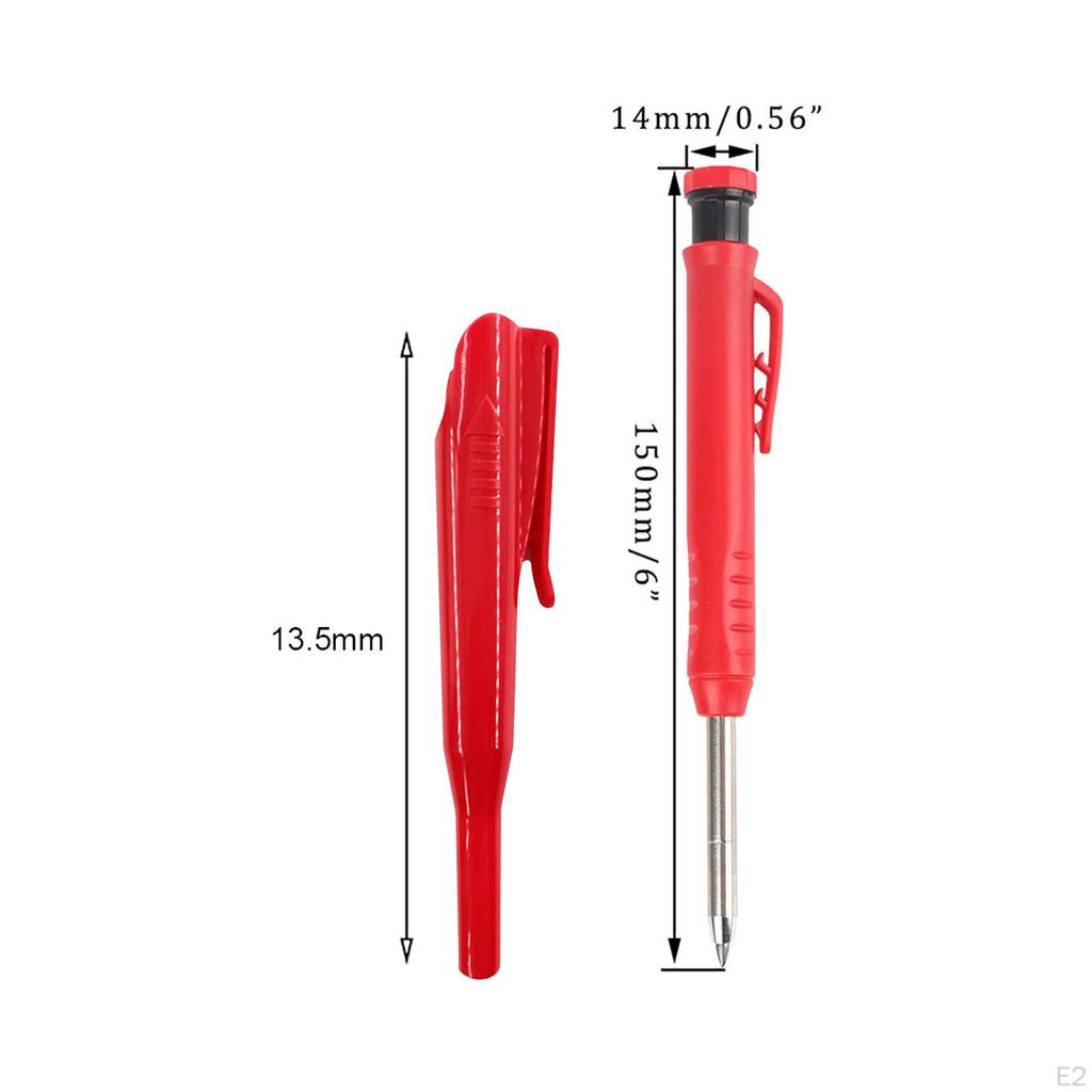 Carpenter Pencil Deep Hole Marker Hardware Drafting Mechanical Woodworking Marking Tool for