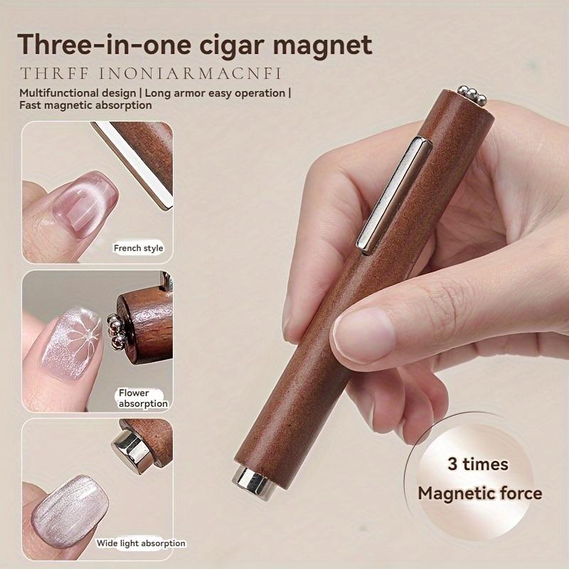 

3-in-1 Ultra Strong Magnetic Nail Art Tool Large Cylinder Enhanced Cat Eye Effect
