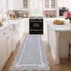 Kitchen Floor Mat Hallway Runner Rug Non-slip Long Carpet Home Decoration Insect Scalloped Bow Carpets Laundry Room Foot Mats