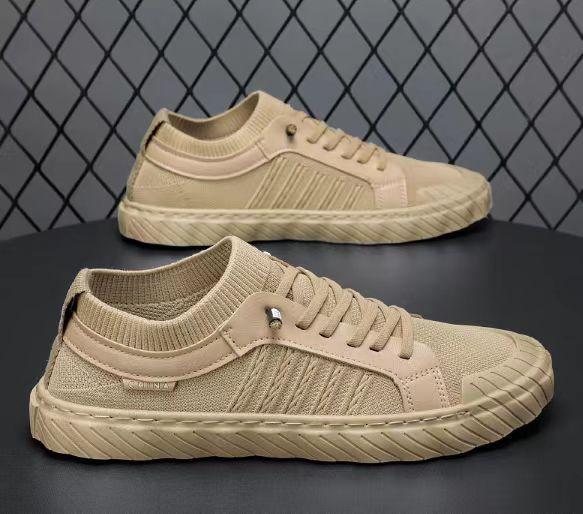 

2024 Весна Новые сетчатые тканые дышащие мягкие подошвы Мягкие повседневные спортивные мужские туфли-одиночки Повседневная обувь 44