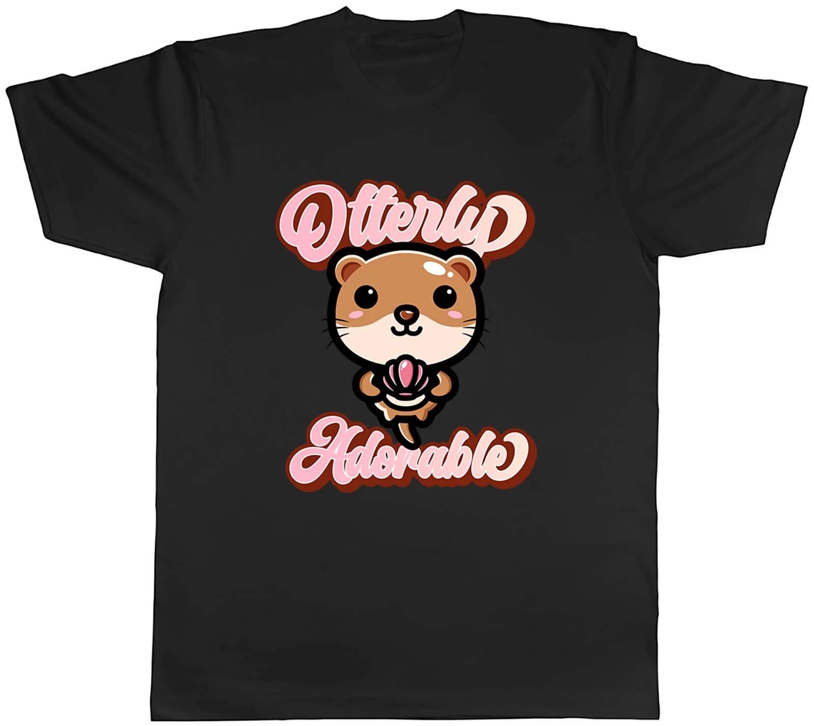 Otter-ly adorable Otter Animal Mens Unisex T-Shirt Tee Gift XXXL