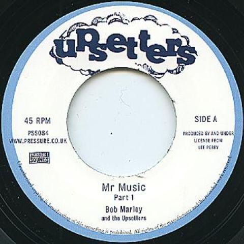 7inch Record BOB MARLEY, UPSETTERS - Mr. Music (Part 1) / Version PSS084 Pressure Sounds 1975 UK Reggae, Ska & Dub Used