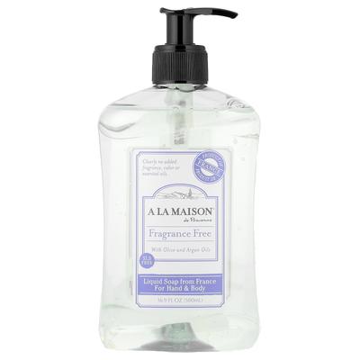 Liquid Soap, Hands and Body, Fragrance Free, 500 Ml (16.9 Fl Oz)