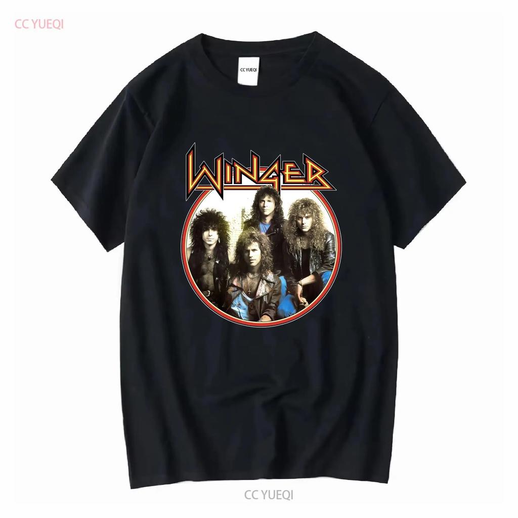 Winger Band CONCERT Rock Music T Shirt Cotton All Size AL173 vintage Washed fashion Breathable Soft Stretched Slightly