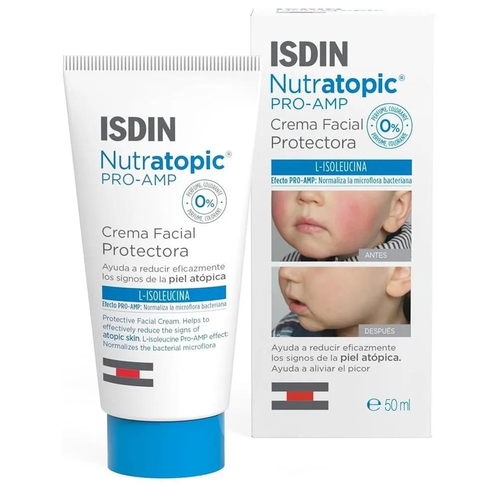 ISDIN Nutratopic Facial Cream 50ml 1 Pack ISDIN Nutratopic Pro-AMP Protective facial cream (50ml)
