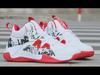 Men's High-Top Leather Waterproof Basketball and Skateboard Shoes
