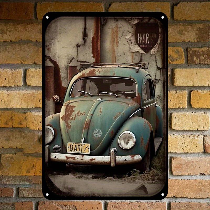 

Vintage Rusty Metal Tin Sign Classic Car Art Decor for Home Bars CafesGarages Perfect Gift Enthusiasts O 20x30cm（7.8x11.8inch）