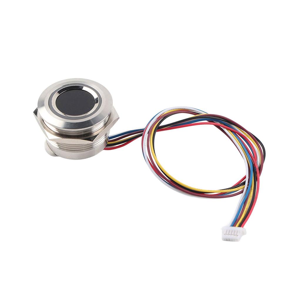 R503 Circular Capacitive Fingerprint Identification Module with 2‑Color Ring Indicator Light