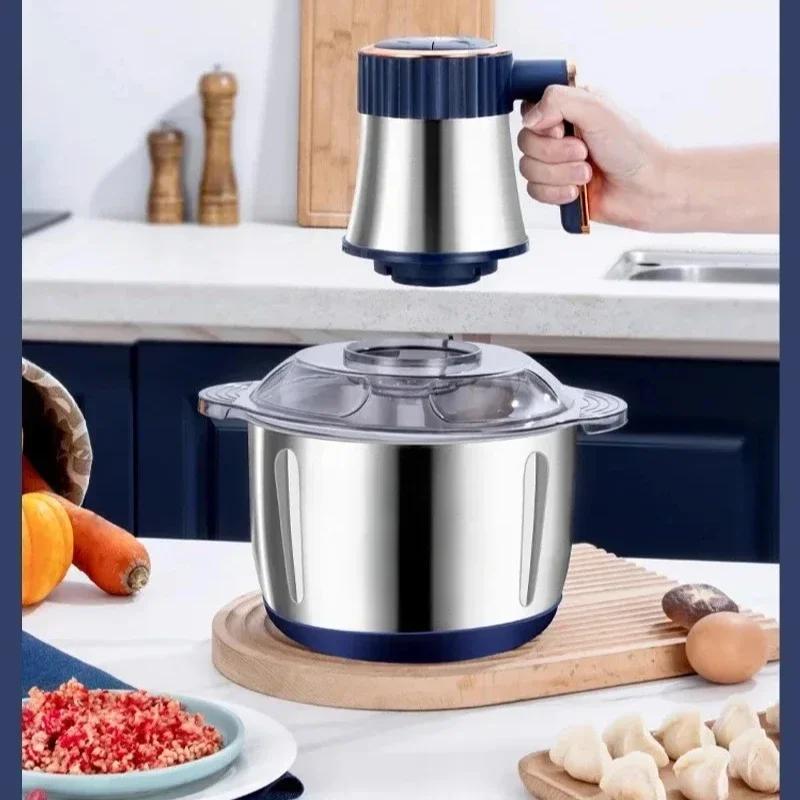 110V Electric Meat Grinder For Household Use Small Appliance  Multifunctional Automatic Meat Filling Machine