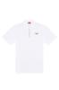 Diesel Polo Size Size 100 Men's Half-Zip Shirt, White, 3XL, A112510HERS,