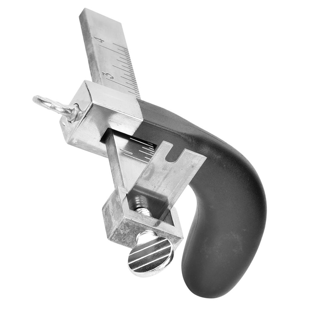 DIY Leather Strap Belt Cutter Hand Cutting Tool with Aluminium Handle for Leather Craft