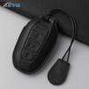 Leather Car Key Case Cover Shell For Peugeot 308 408 508 2008 3008 4008 5008 For Citroen C4 C6 C3-Xr Keychain Accessories
