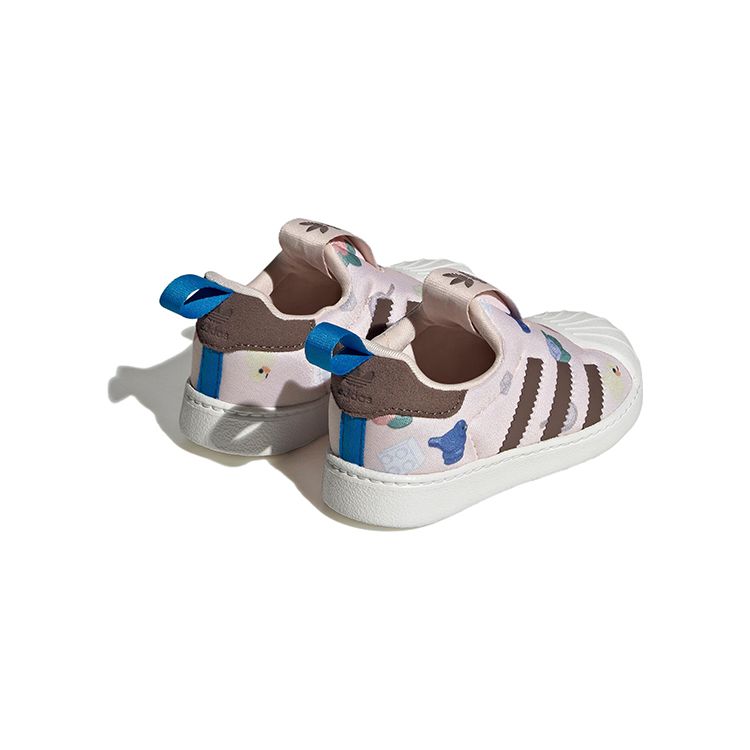 LEGO x adidas Superstar 360 I Allover Print - Wonder Quartz Baby Sneakers Pink Earth-Strata Blue-Royal IF2169