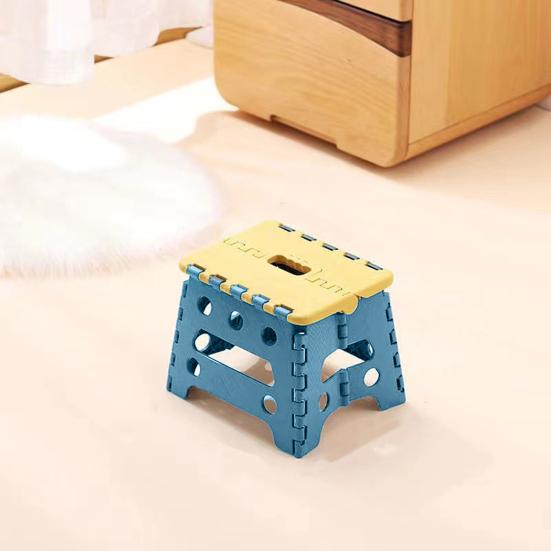 Folding Step Stool Ultralight Good Load-bearing Not Easily Deformed High Stability with Hidden Handle Heavy-Duty Step Stool Folding