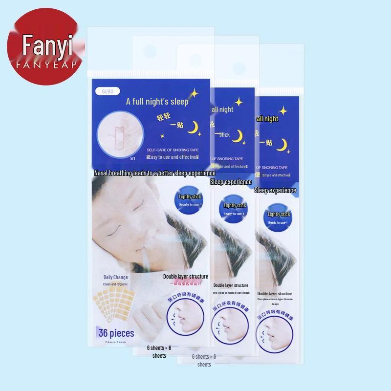 Free Shipping: 10-Year Mouth Taping Strips A1P60 - Breath Tape To Seal Lips and Prevent Mouth Breathing.