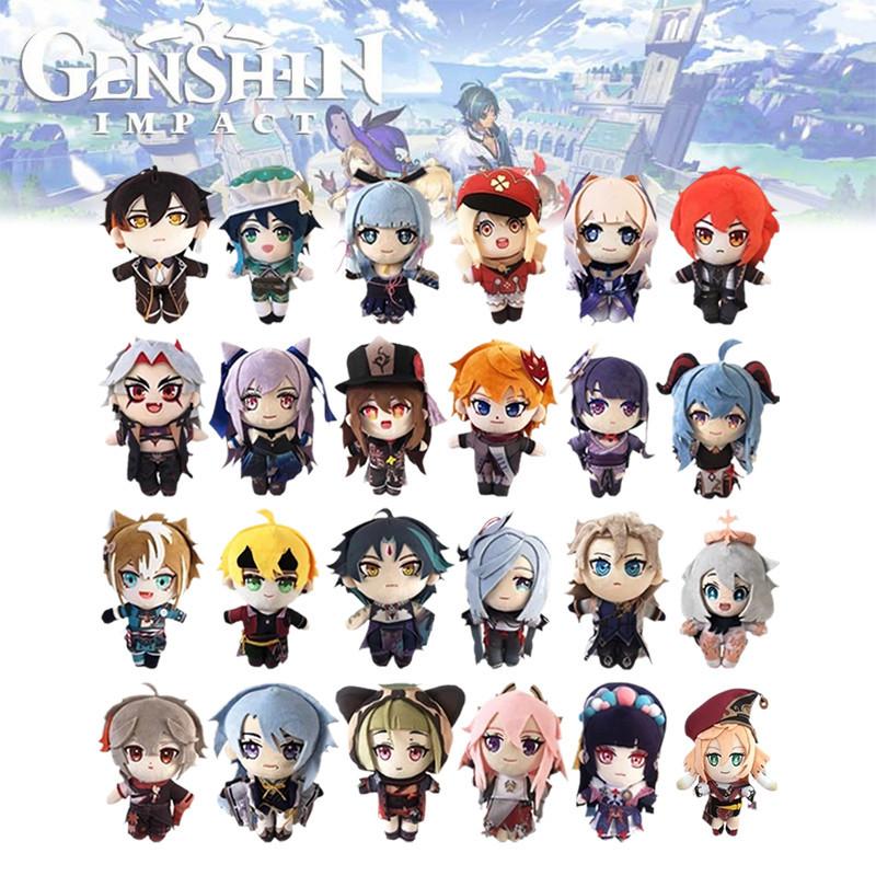 Genshin Impact Plush Toy Game Anime Characters Doll Cute Design Pp Cotton Gifts