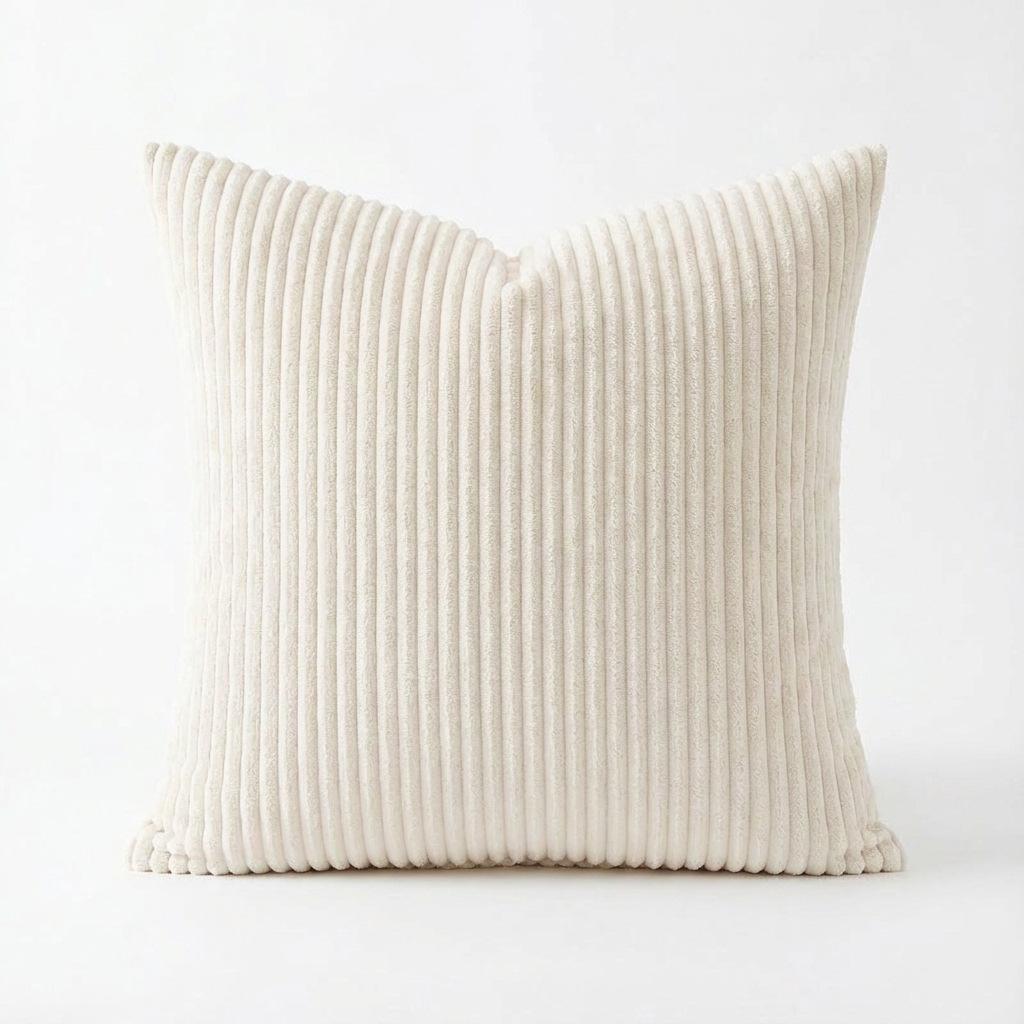 Solid Color Simple Corduroy Pillowcase 2026 New Living Room Sofa Cushion Decoration Pillowcase Cover