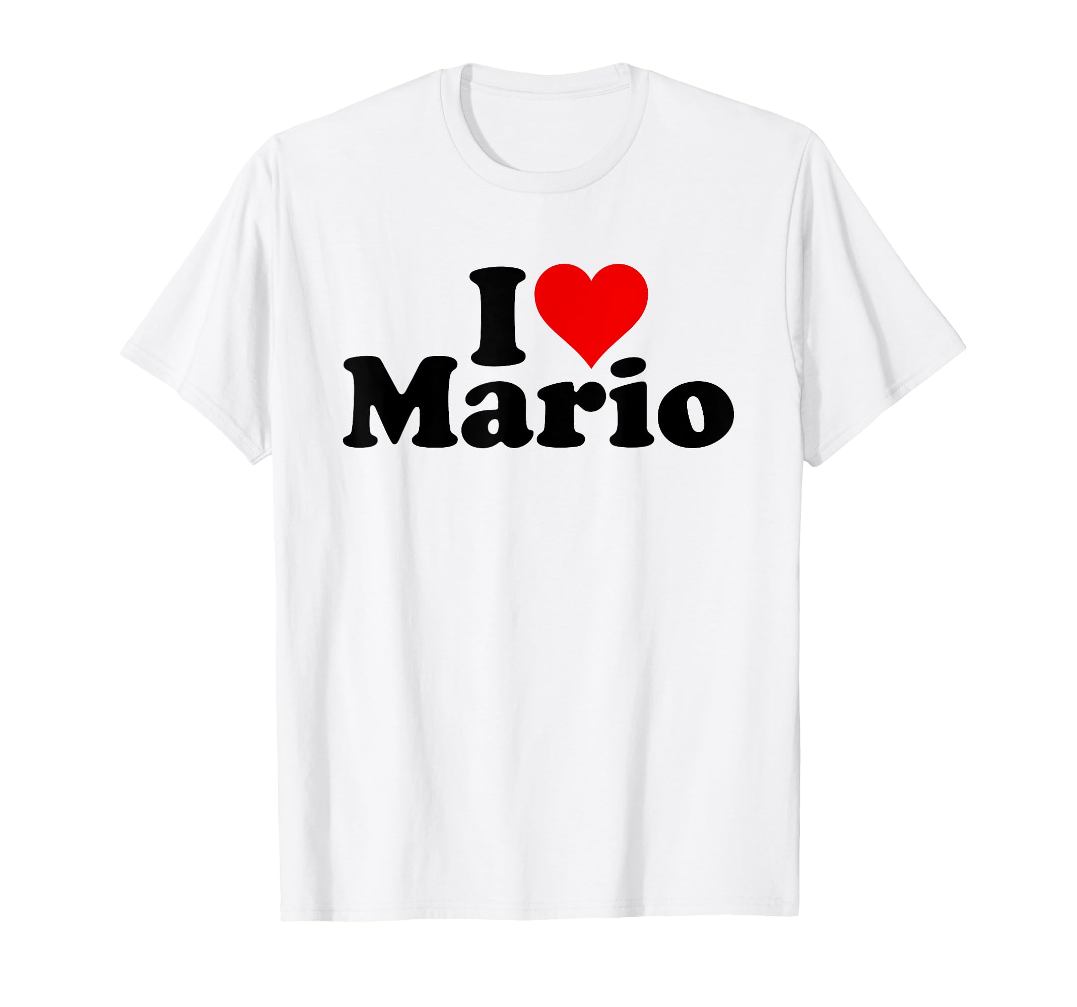 

Футболка I Love Heart Mario белый