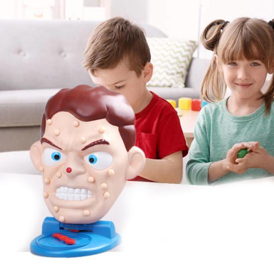 1 Set Decompression Toys Novelty Fun Interactive with Face Anxiety Relief Early Childhood Squeeze Blain Spray Water Anti-stress Toys Desktop Game