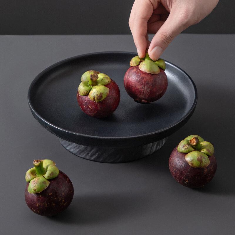 Nordic Ceramic Footed Serving Plate