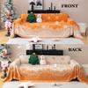 Christmas Sofa Cover Christmas Yarn-Dyed Snowflake Towel Four Seasons Universal Full Cover Anti-Slip Sofa Cover Festive Blankets