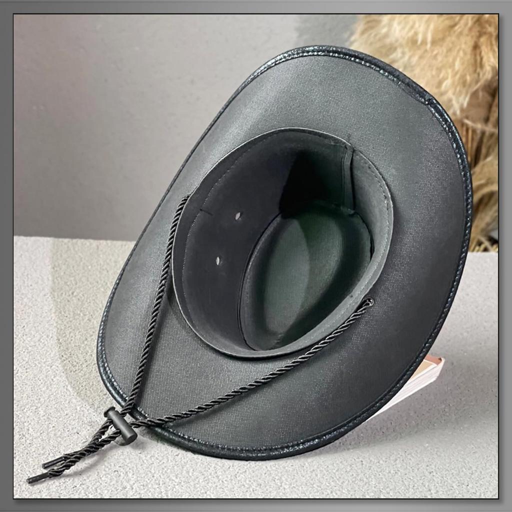 Buzz Selection Cowboy-Emblem Stilvoll und Cool für Outdoor und CAQ992 Hut, Aktivitäten, Herren Damen, (Kaffee)