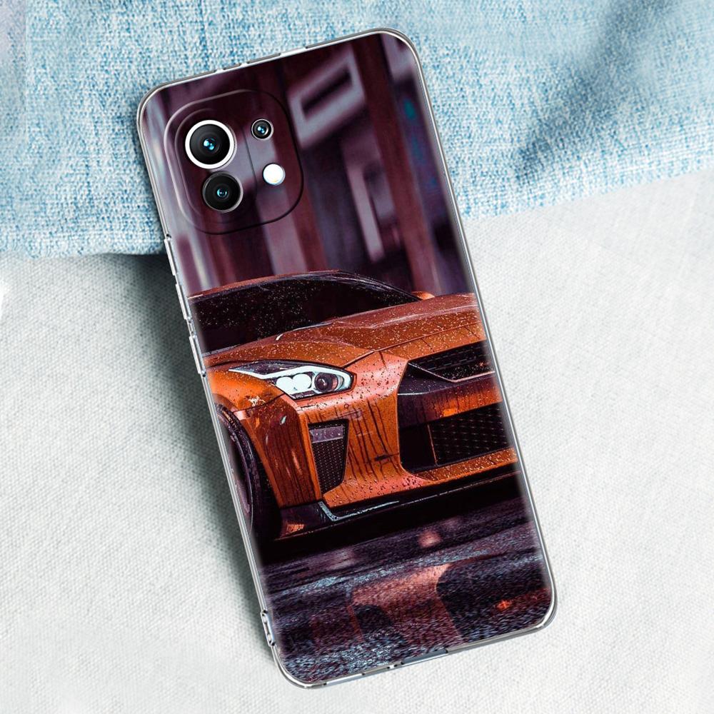 Blue Red JDM Sport Car For Poco X5 X3 NFC F5 F4 F3 M3 Phone Case For Xiaomi 12T 12 13 Lite 11 Ultra Mi 10T 5G 11X Pro 11T Cover