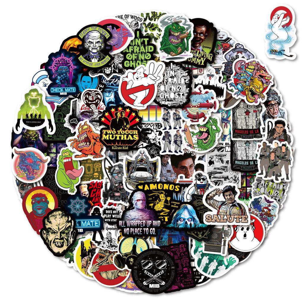 50pcs Ghostbusters Graffiti Stickers - TV Show Inspired Decals for Suitcases & Phones