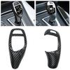 Carbon Fiber Texture für BMW F30 F10 F15 F07 F20 F21 F22 F32 F34 F35 5GT Auto Gangschaltung Panel Rahmen Schaltknauf Abdeckung Kopfverkleidung