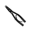 16in Snap Ring Pliers Set Metal Straight Circlip Pliers Remove Tool with 180° and 90° Tip Attachments for Vehicle Maintenance