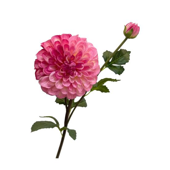 Artificial Chrysanthemum Ball Flowers with 1 Head Bloom And 1 Bud Fake Mums Hydrangea Bouquet for DIY Bridal Wedding Bouquet Home Garden Party Office