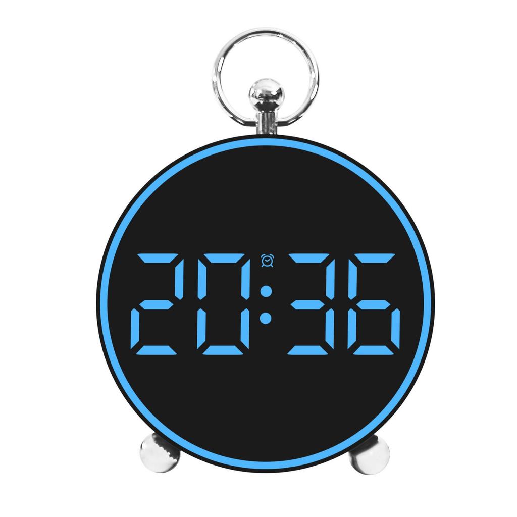 New Creative Alarm Clock Simple Electronic Clock Clock Home Bedside Clock Temperature Clock Plastic Clock