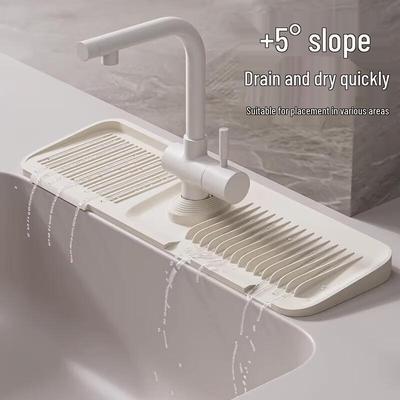 Silikon-Wasserhahn-Abtropfmatte & Spritzschutz