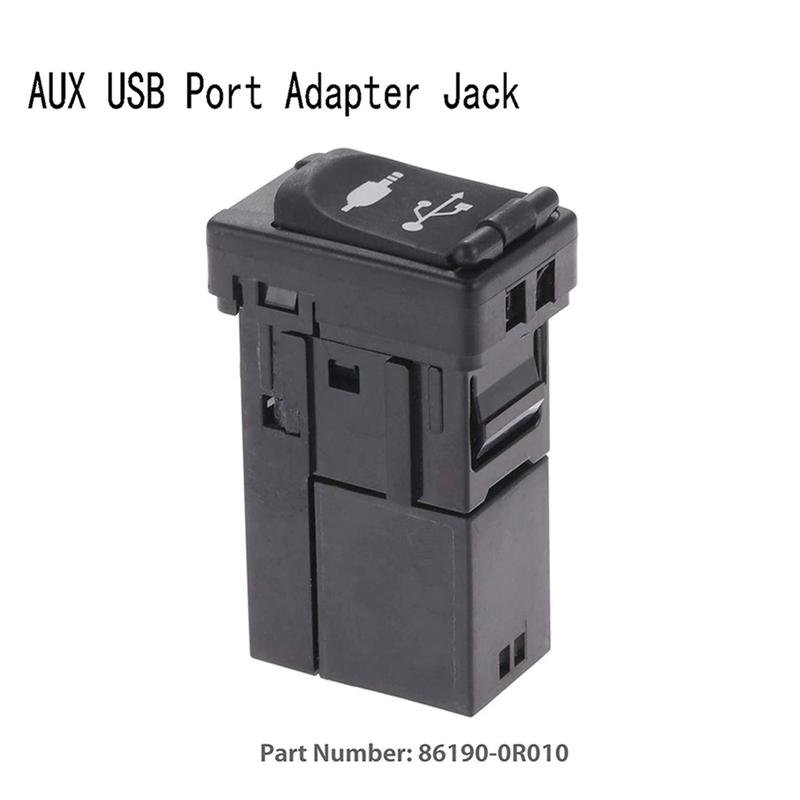 86190-0R010 AUX USB Port Adapter Jack for Toyota Camry Corolla Tacoma Sienna Rav4 Avalon Highlander Gas&Hybrid