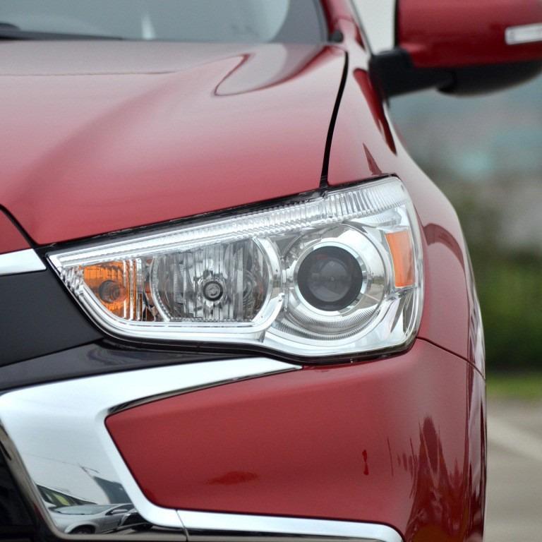 Compatible Mitsubishi ASX Headlight Cover 2013-2018: Lens, Lampshade, Housing, Face, Rear.
