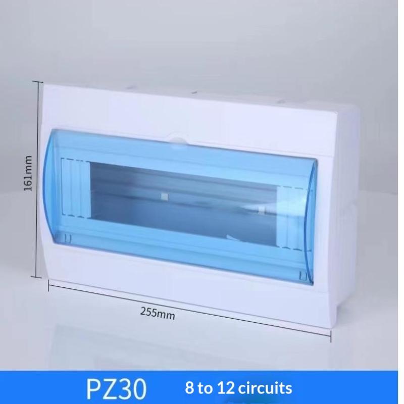 2-16 Ways Electric Box Cover Outdoor Waterproof Loop Distribution Box For Circuit Breaker Panel Case