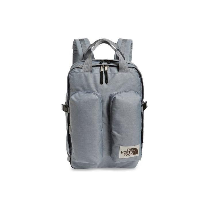 The North Face 15L Comfortable Convenient Travel Universal Outdoor Bag Unisex Backpack Gray NF0A3G8LBV8 Gray