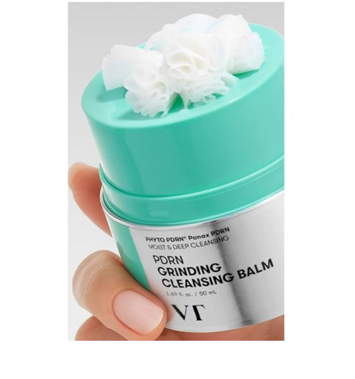 VT Cosmetic PDRN Grinding Cleansing Balm 50ml – Gentle Makeup & Deep Cleansing