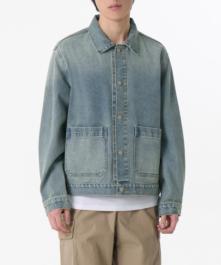 Musinsa Standard Out Pocket Denim Jacket [Light Indigo]