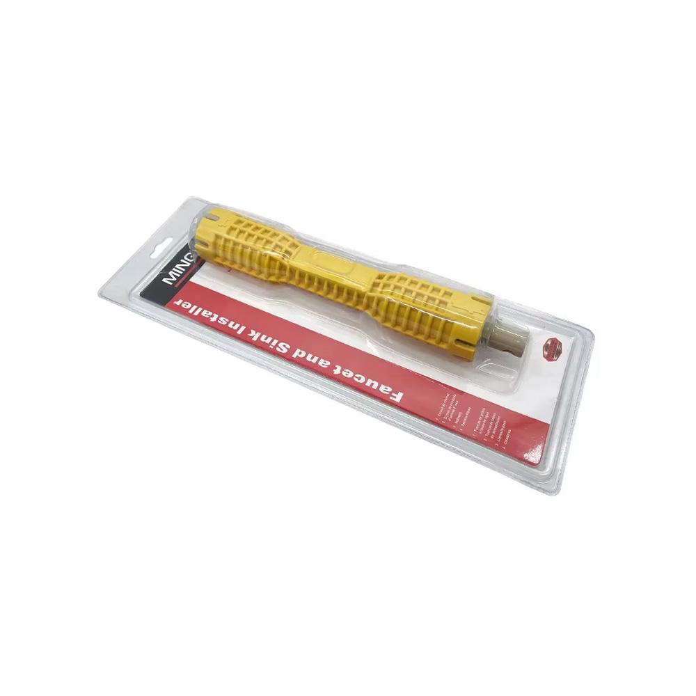 Household Plumbing Installation Tool for Bathroom Sink Water Pipe Faucet, Vegetable Basin Angle Sink Maintenance and Dis