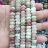 6x10mm Natural Agate Abacus Bead Spacers for DIY Jewelry Making