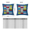 Anesthesia Medication Square Pillowcase Pillow Cover Cushion Throw Pillow for Home Bedroom Car