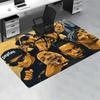 Hip‑hop Rap Music Artist Group Portrait Print Area Rug Non‑Slip Rectangular Floor Mat Music Fan Home Decor